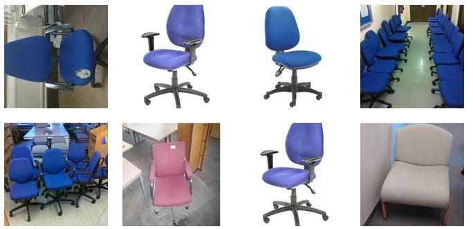 examples of photographs in the image library for an item classified as chair