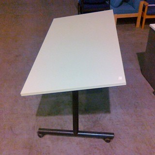 Light brown desks