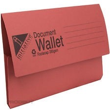 A4 RED WALLETS 