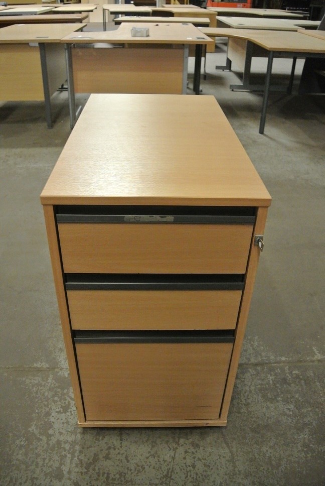 Wooden filing cabinet 
