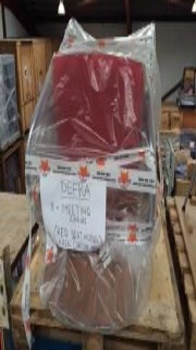 Red & Brown meeting chairs