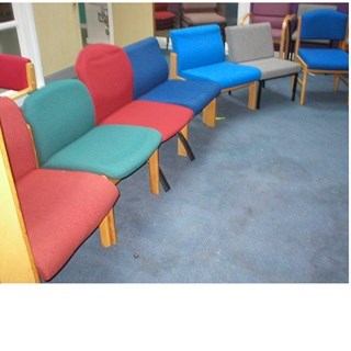 FABRIC CHAIRS - NO ARMS