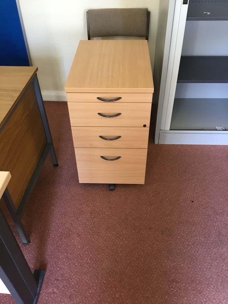 Lockable under desk drawers