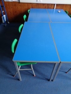 Desk Pupil- primary school,Blue