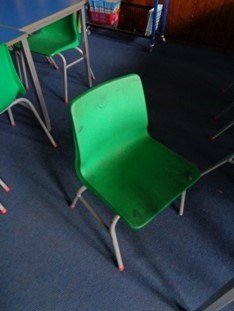 Chair Pupil- primary school, green