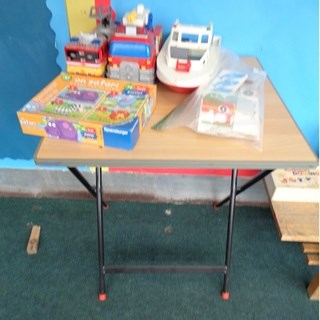 Table square folding