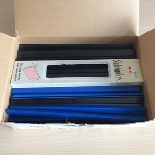 Slide binders, slip on spines