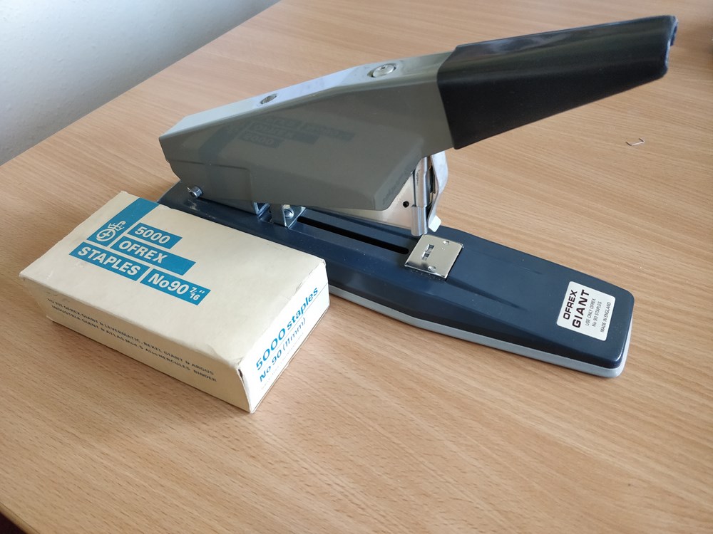 Giant Stapler & Staples