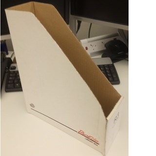 Cardboard document holder