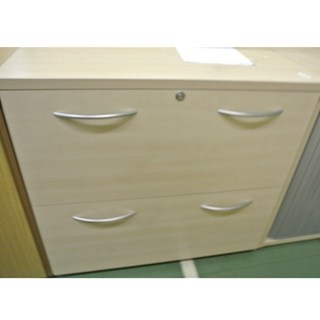 Two-drawer cabinet (keys approx £7-12)