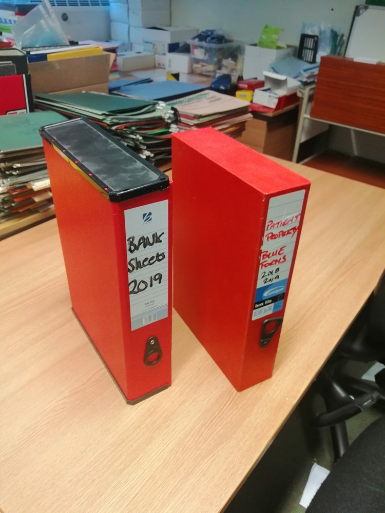 Box file - singular
