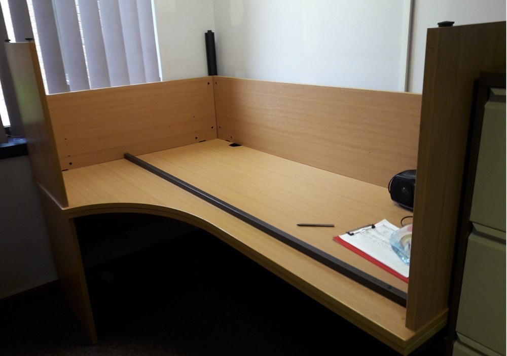 2 meter long corner desk