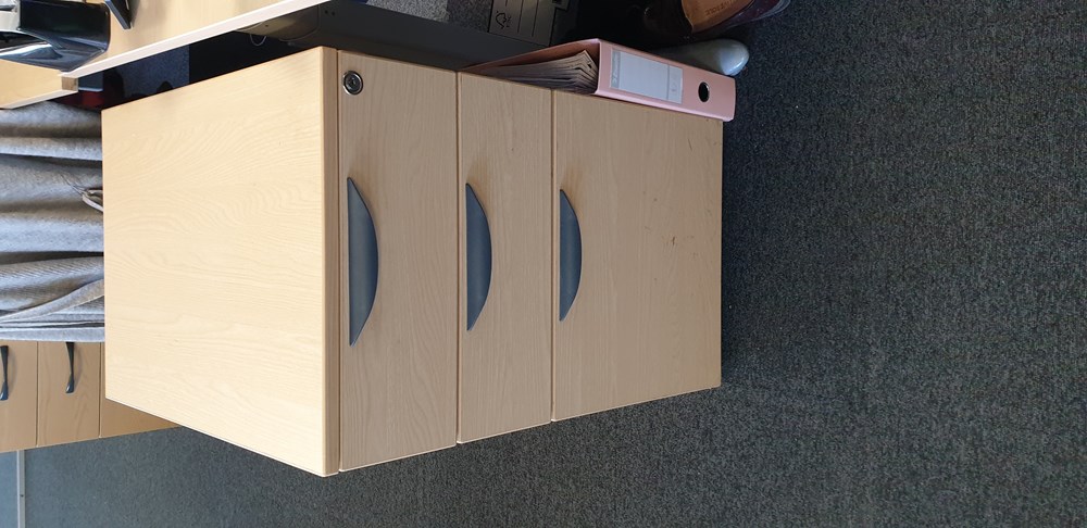 3 drawer desk unit