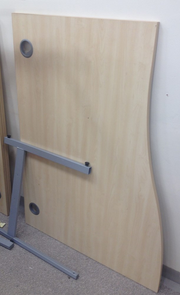 1400mm left wave desk