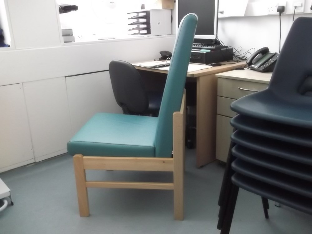 2 soft seat chairs - 46cms sitting height