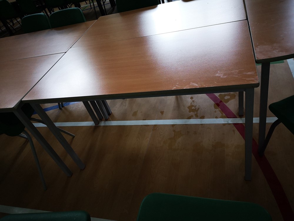 Brown table