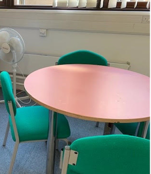 Meeting Room Round Table, Light wood