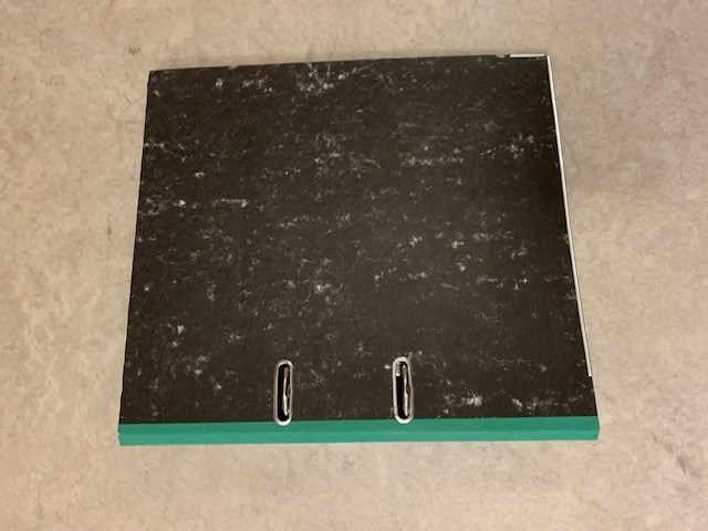 used lever arch files A4 multiple
