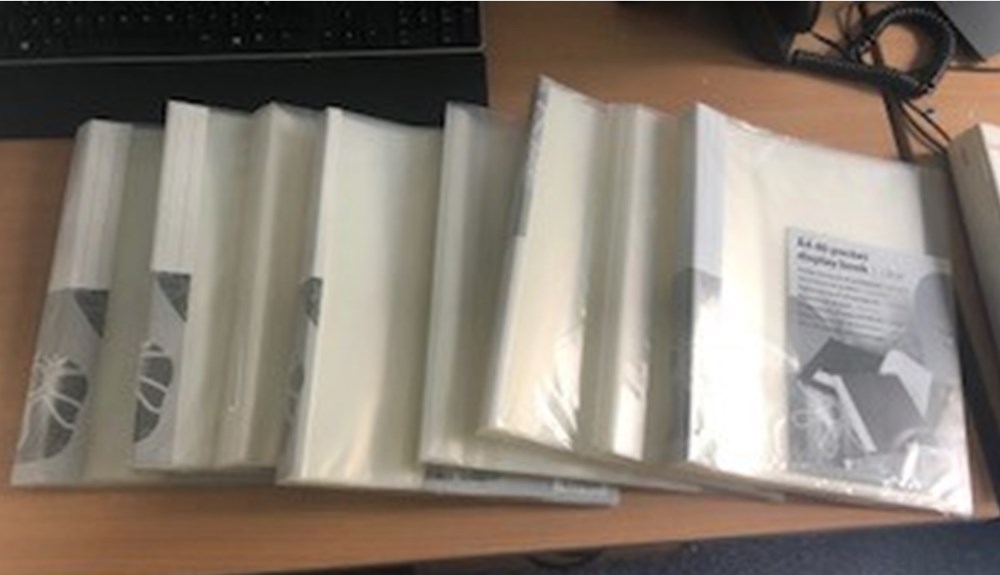 A4 Snopake 40 pocket display books x 5