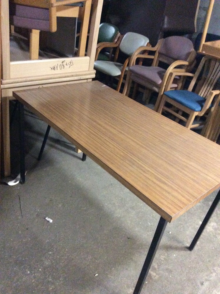Wood affect table