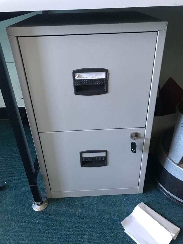 2 drawer filing cabinet