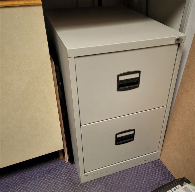 2 Draw Filing Cabinet