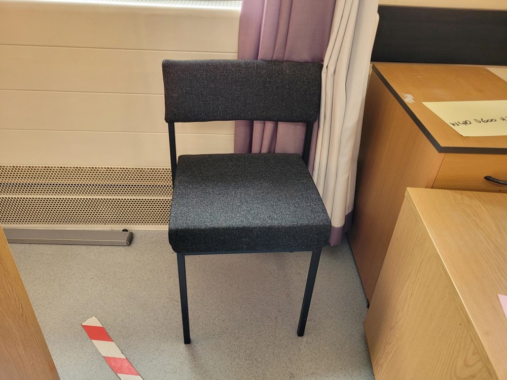 black chair