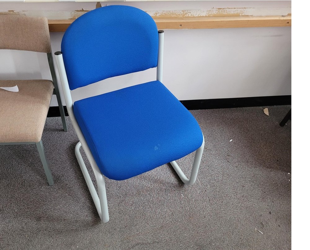 blue chair
