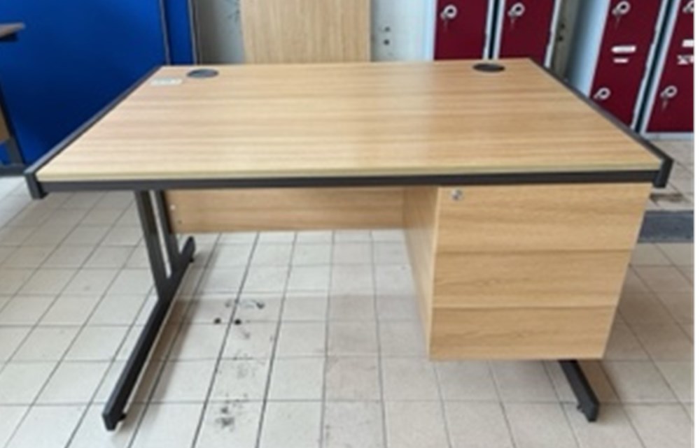 3 Drawer Desk No Key (3DDNK1)