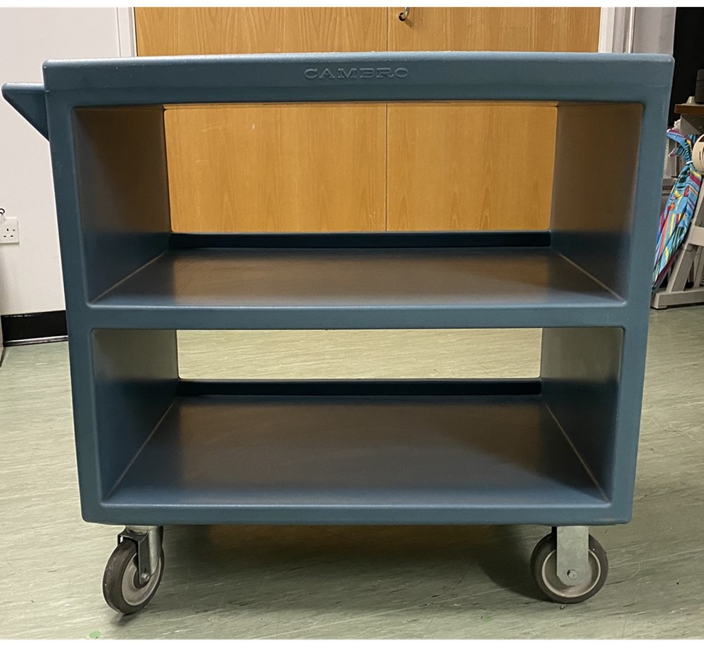 Blue Cambro Trolley