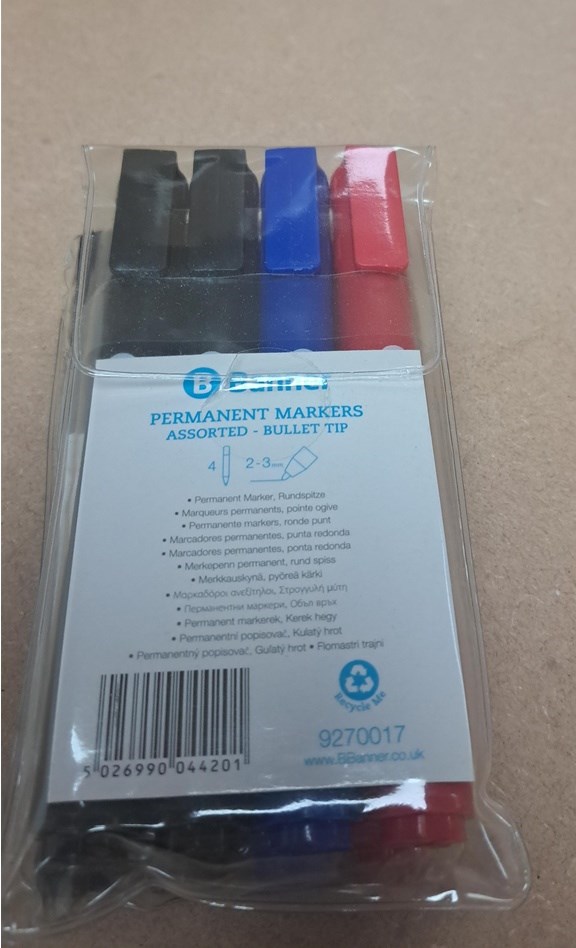 Permanent Markers 