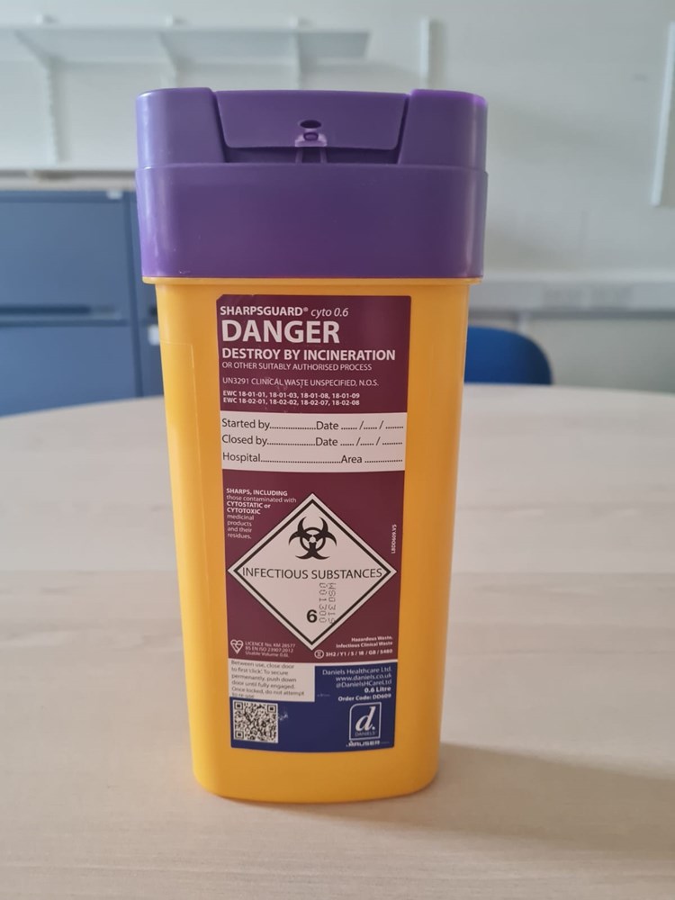Sharps Bin 0.6 Litre