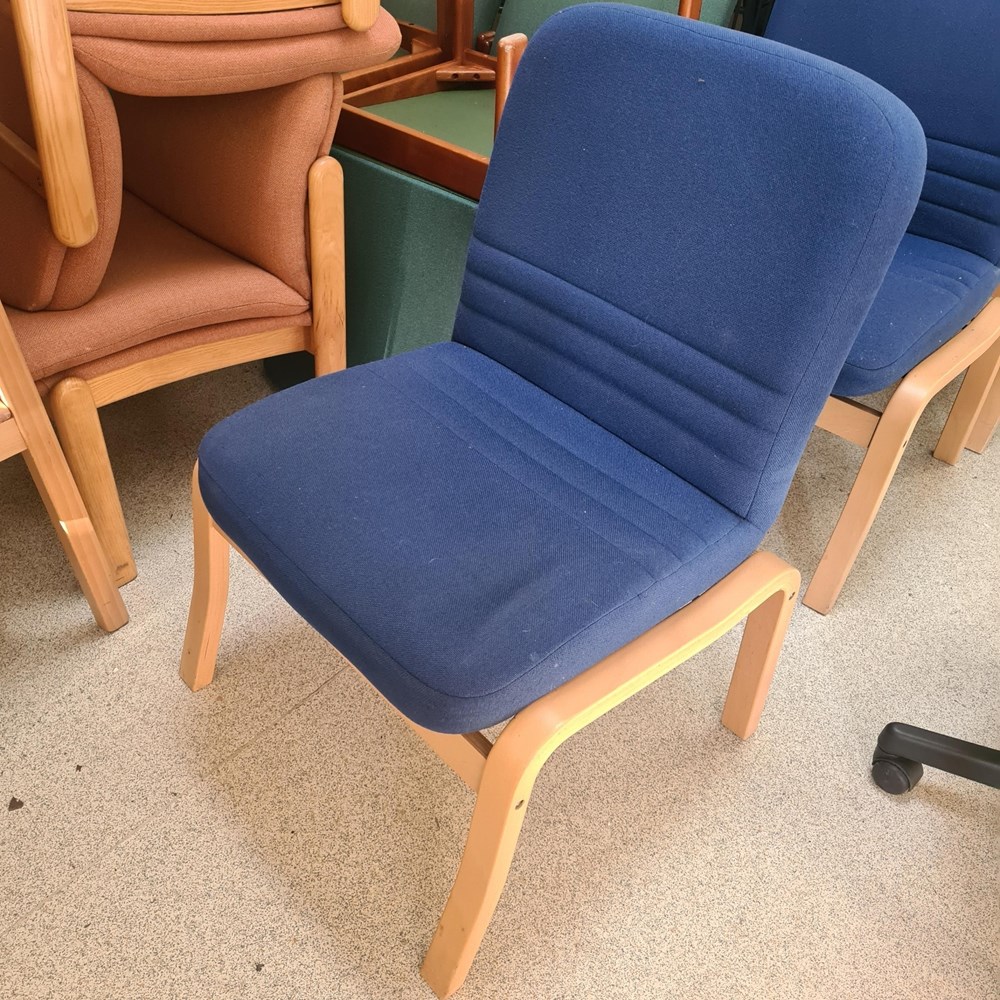 Blue Fabric Chair
