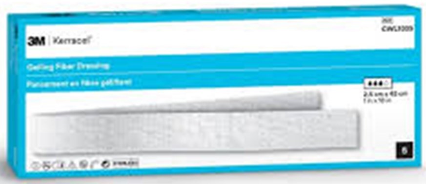 3M Kerracel Gelling Fiber Dressing 2.5x45cm
