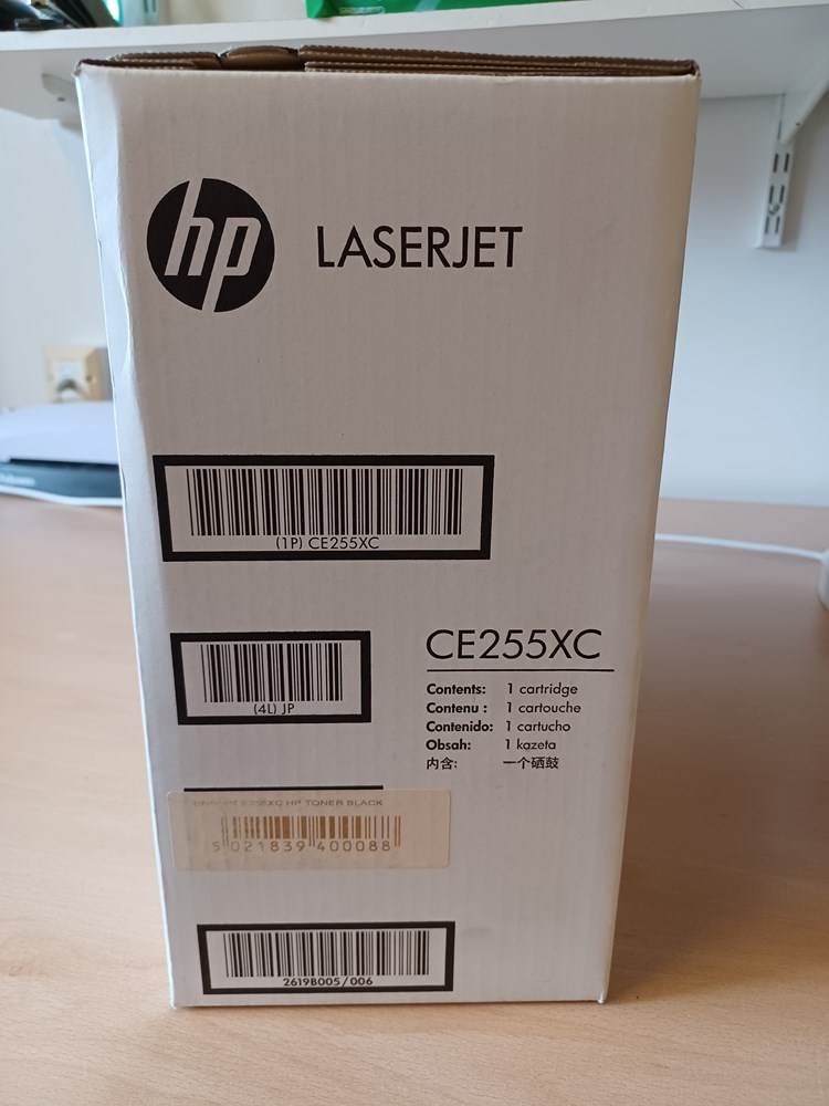 HP Laserjet Print Cartridge CE255XC Black