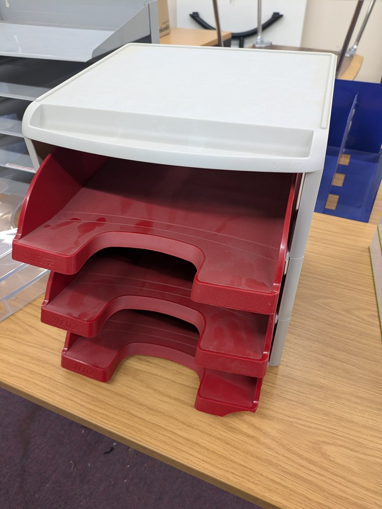 In/Out Trays - Three Tier