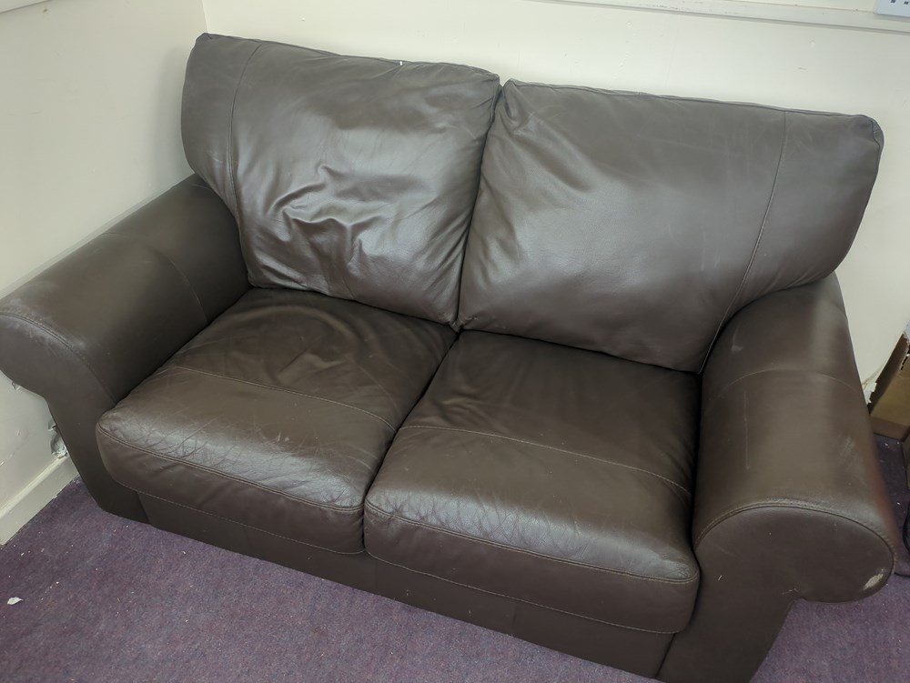 Sofa - Two Seater - leatherette 