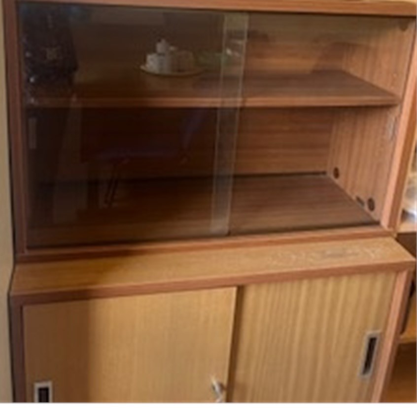 Glass Sliding Door Cabinet.