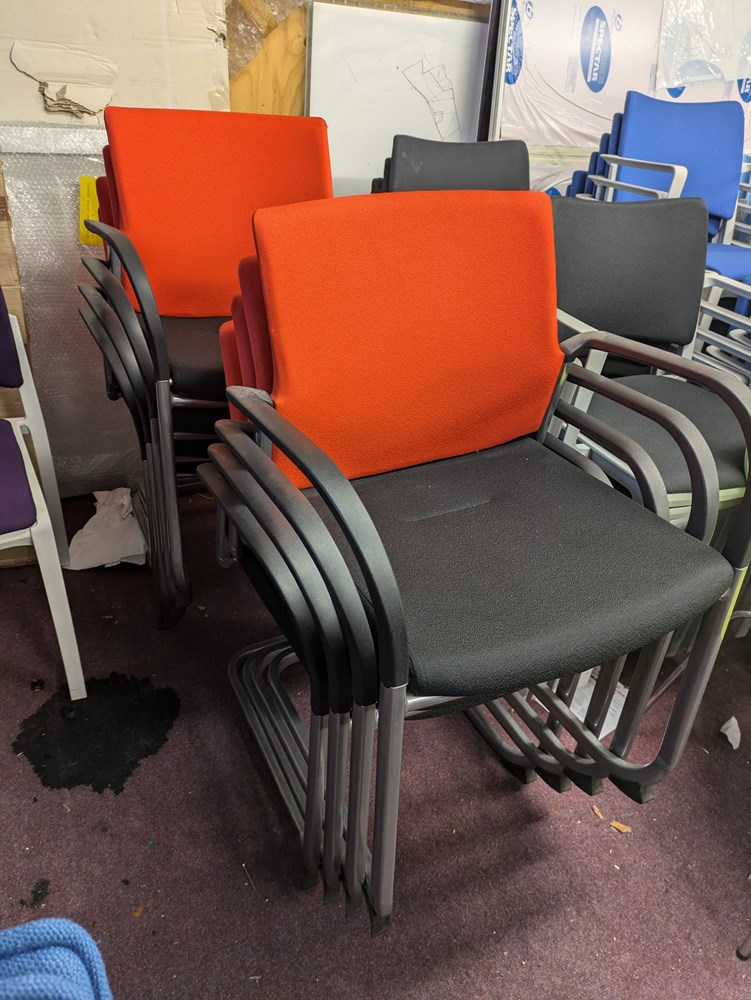 Meeting Room Chairs - Red