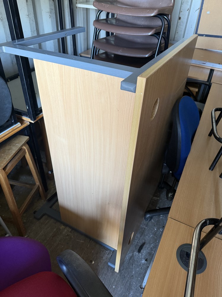 wooden desk