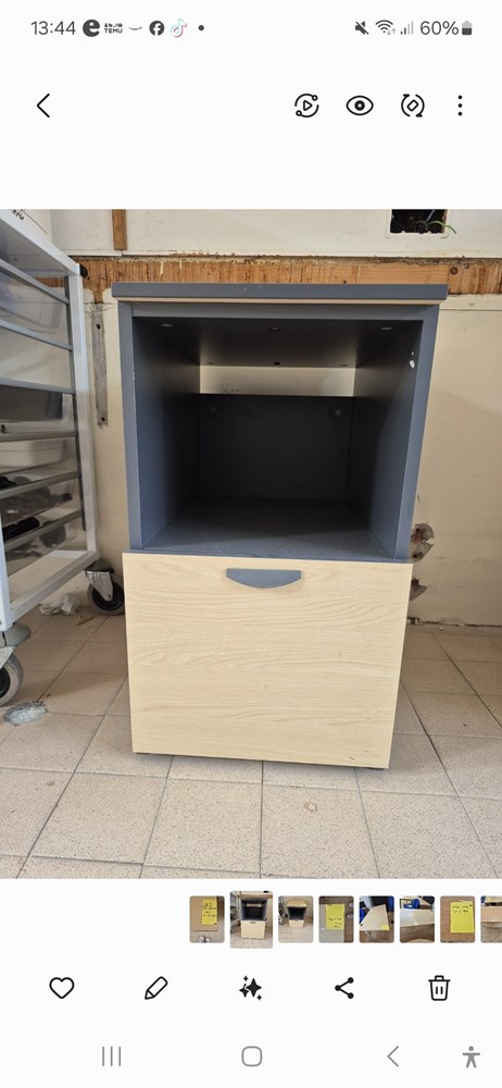 cabinet/bedside 1 drawer & open storage area CAB01