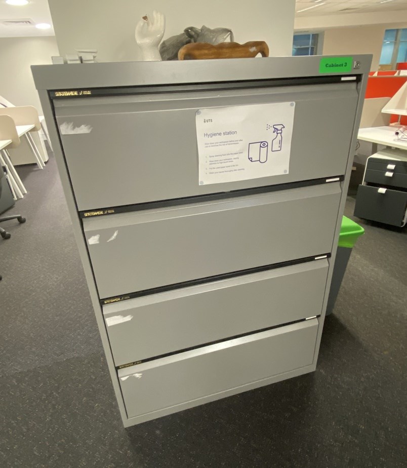 Bisley 4- Drawer Filing Cainet or Storage