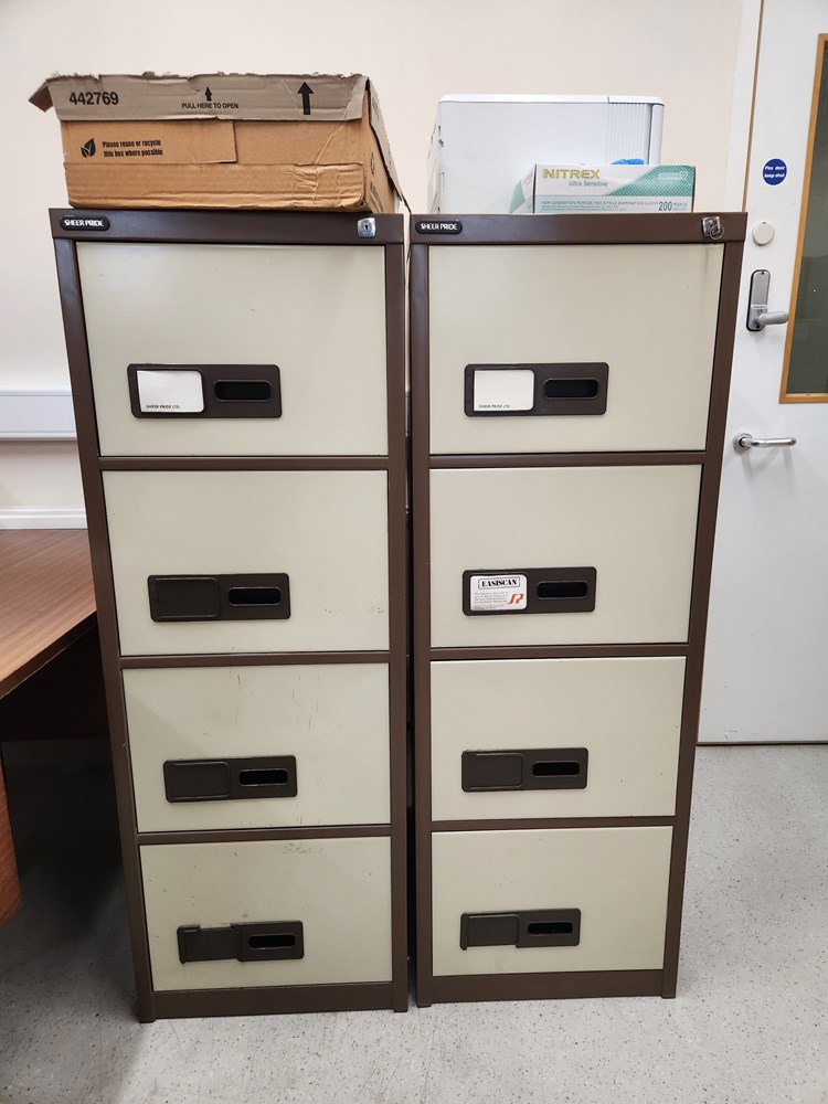 X5 File Cabinet- 4 Large and 1 Small file cabinet