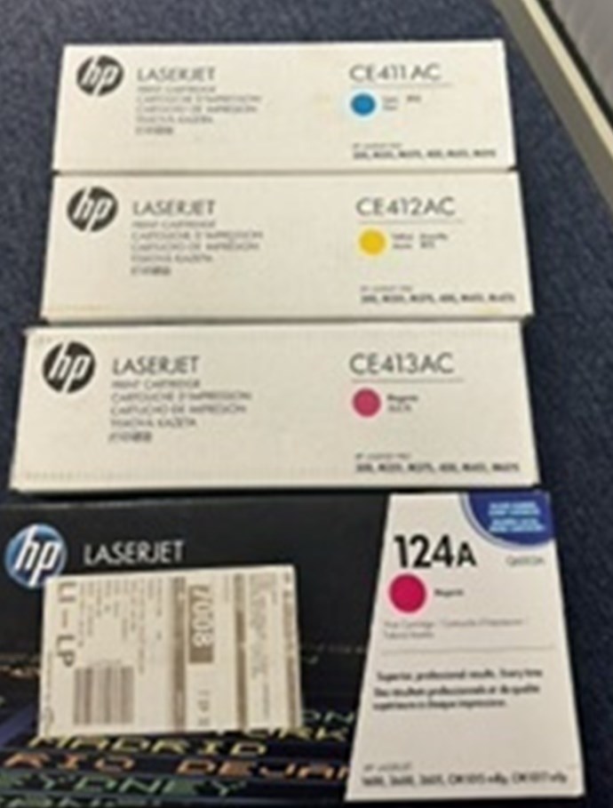 HP LASER JET PRINT CARTRIDGES 