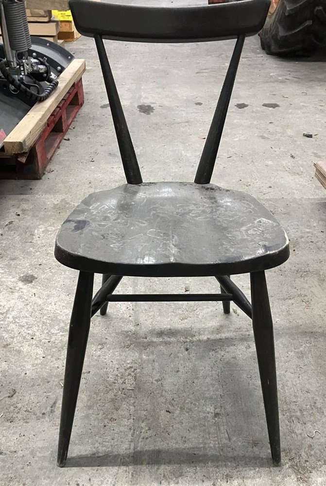 Wooden cafe chair