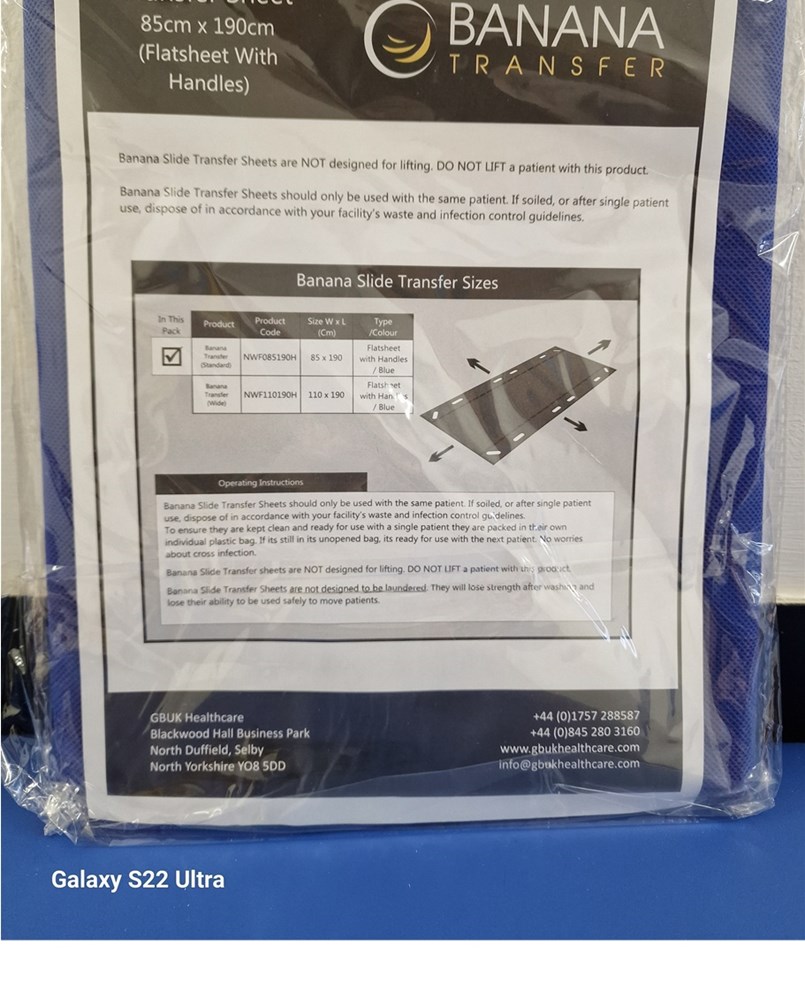 Handled Transfer sheet ( 85 x 190cm )
