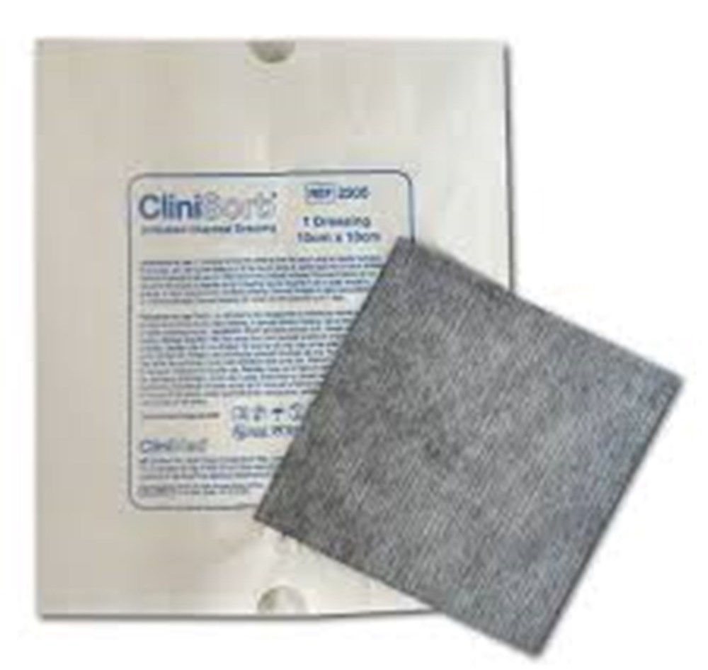 CliniSorb Activated Charcoal Dressing 10X10cm