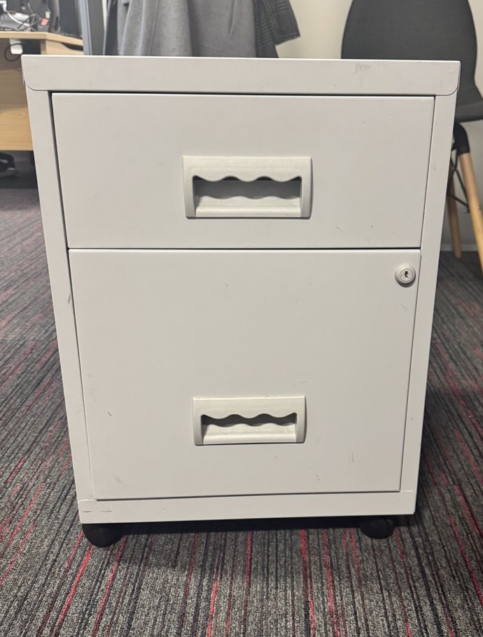 Small Under-Desk Drawer Cabinet (no key) 