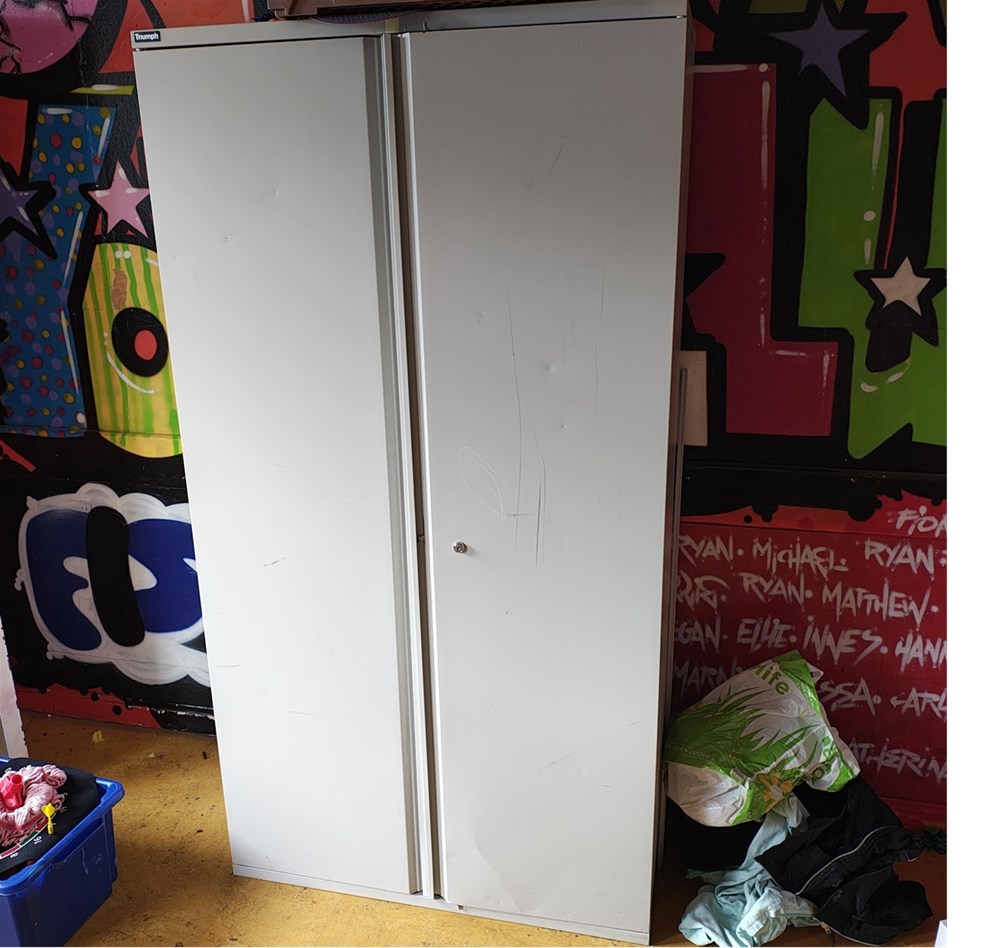 metal cupboard