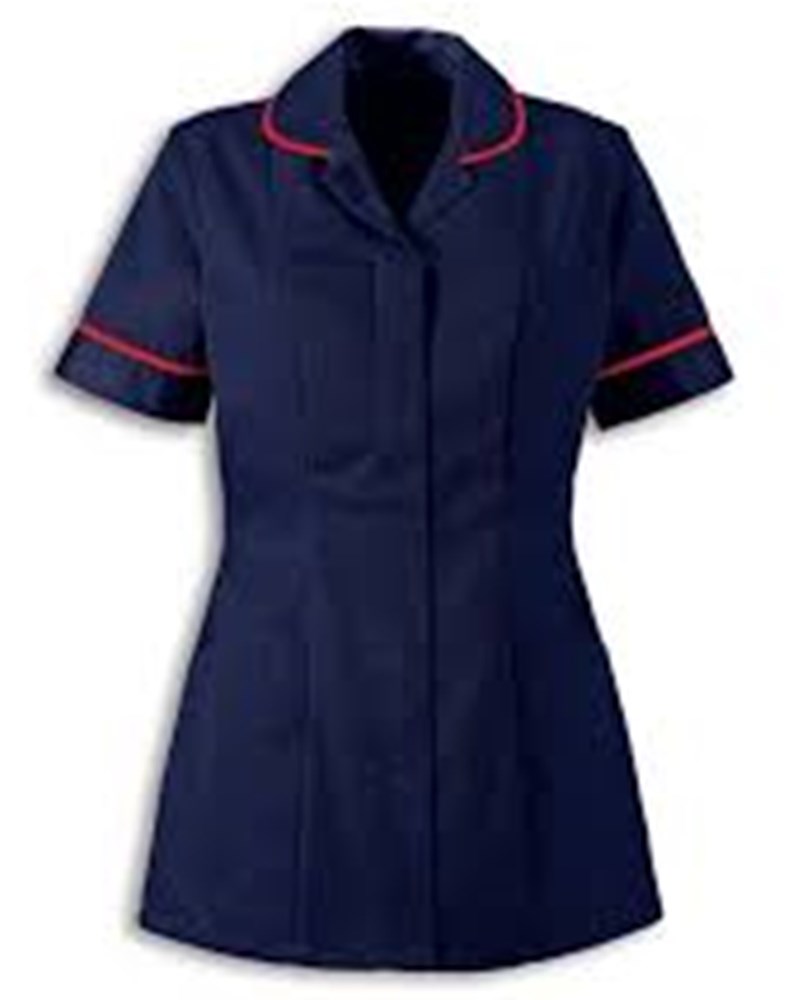Female Tunic, Navy with Red Trim, 12R